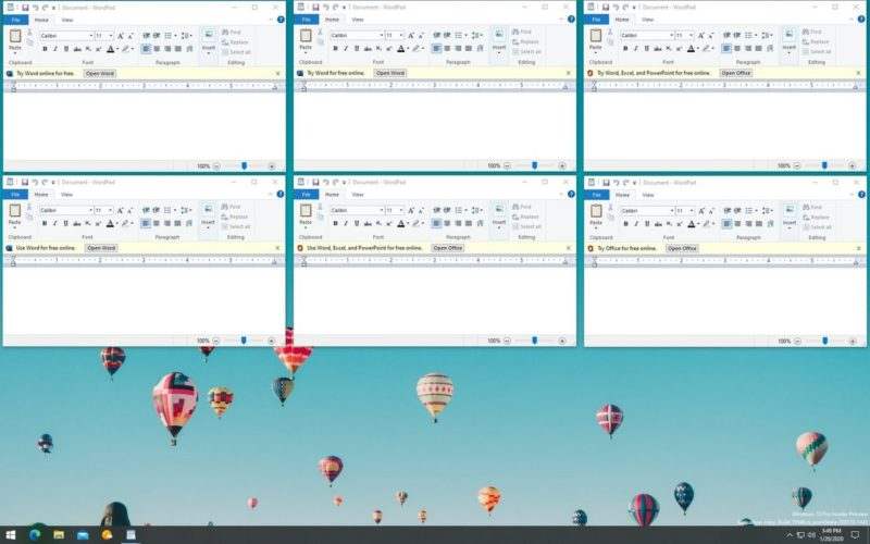 Microsoft hat Anzeigen in der Wordpad-App unter Windows 10 geschaltet